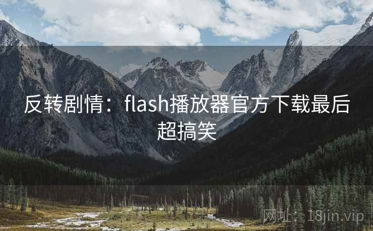 反转剧情：flash播放器官方下载最后超搞笑  第2张